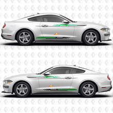 S550 Clean Line Stripe Seiten-Türen Vinylaufkleber Aufkleber für Ford Mustang 3