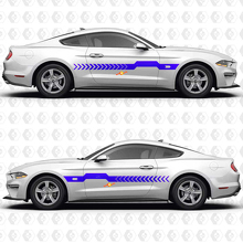 Zentralstreifen Seiten Tür Vinyl Aufkleber Sticker Grafiken für Musclecar Musclecarmodel 2