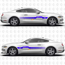 S550 GT Premium Center Dicke Streifen Geteilte Seitentüren Vinylaufkleber Sticker für Ford Mustang 2