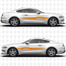 Zentralstreifen Seiten Tür Vinyl Aufkleber Sticker Grafiken für Musclecar Musclecarmodel 3