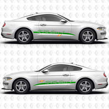 S550 Negativraum-Streifen-RTR Spec 1 Seitentüren Vinylaufkleber für Ford Mustang 3