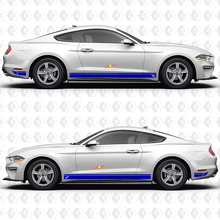Breiter Pinstripe Seiten-Tür Vinyl Aufkleber Dekor für Musclecar Musclecarmodel 2