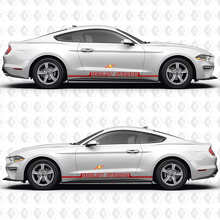 Shelby GT350R Streifen Seiten Tür Vinyl Aufkleber Set für Musclecar Musclecarmodel S550_3