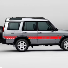 2x Seitenkarosserie-Streifen Aufkleber Vinyl-Grafiken für Land Rover Discovery 2