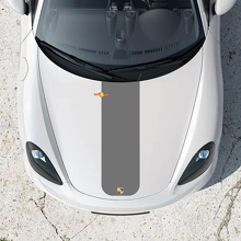 Zentraler Streifen Motorhaubenaufkleber für Porsche Boxster 718 3