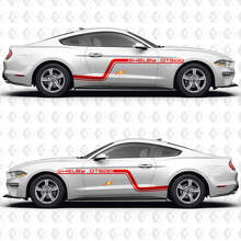 GT500 Rennstrecken-inspirierter Seitenstreifen Tür Vinyl-Aufkleber Set für Musclecar Musclecarmodel GT500_3
