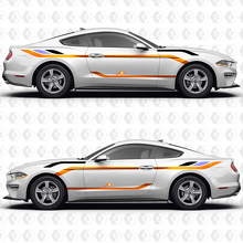 Vintage Racing Blocks Vinyl-Aufkleber für Seitentüren für Musclecar Musclecarmodel 3