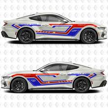 GT Classic Muscle Car Premium Streifen Seiten Tür Vinyl Aufkleber Sticker für Ford Mustang 2