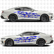 Klaue Schlitz Streifen Seiten Tür Vinyl Aufkleber Sticker für Musclecar Musclecarmodel 2