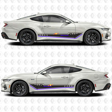 Triple Racing Streifen Seitentür Vinyl Aufkleber Sticker für Musclecar Musclecarmodel 2