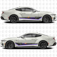 Triple Racing Streifen Seitentür Vinyl Aufkleber Sticker für Ford Mustang 2