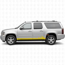 Mountain Range Tür- & Schweller-Vinylstreifen für Chevrolet Suburban GMT900 2007-2014_3