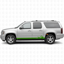 Mountain Range Tür- & Schweller-Vinylstreifen für Chevrolet Suburban GMT900 2007-2014_6