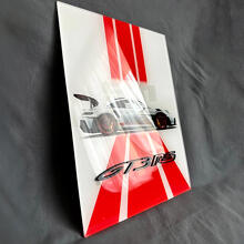 GT3 RS Inspirierte Hochglanz-Acryl-Garagenwandkunstplatte_2