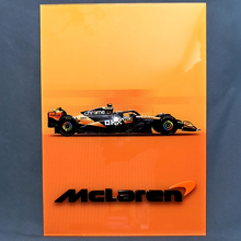 Maßgefertigtes F1 glänzendes Acryl-Garagenwandbild McLaren 2
