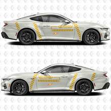 GT Premium Industrial Line Seiten Tür Vinyl Aufkleber Sticker für Ford Mustang 2