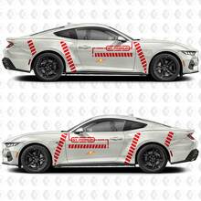 GT Premium Industrial Line Seiten Tür Vinyl Aufkleber Sticker für Ford Mustang 3