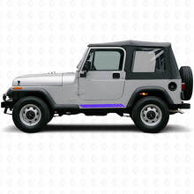 Seitlicher, topografischer Rennstreifen-Aufkleber für Jeep Wrangler YJ 1987-1995_2