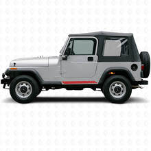 Seitlicher, topografischer Rennstreifen-Aufkleber für Jeep Wrangler YJ 1987-1995_3