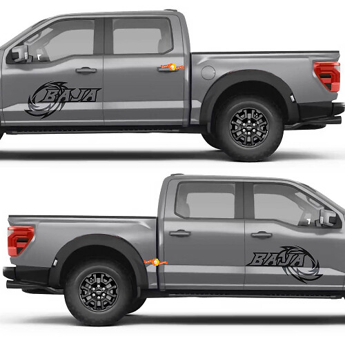 Baja Desert Storm Graphics Side Doors Vinyl Decal Sticker for Ford F-150