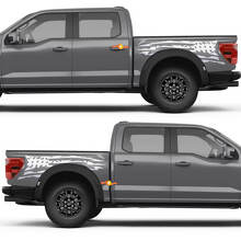 Vintage US-Flaggen-Heckkotflügel Vinyl-Aufkleber für Ford F-150 3