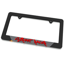 Street Racer Black Grey Acrylic License Plate Frame for Car lovers 4