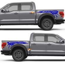 Seitlicher Streifen Heckkotflügel Spritzschutz Vinyl-Aufkleber für Musclecar truck 2