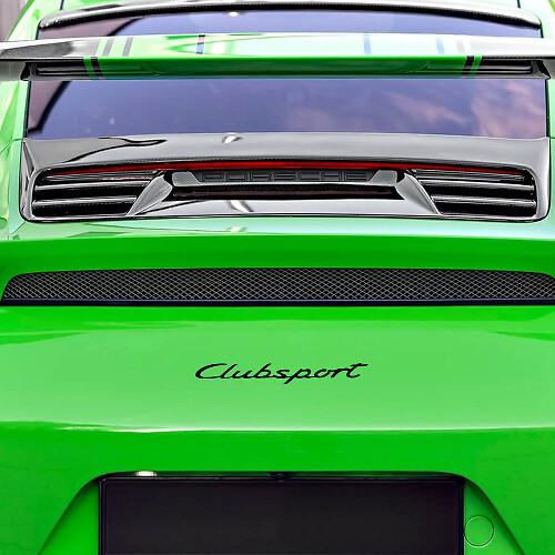 Clubsport Vinyl-Aufkleber hinten für Porsche 911