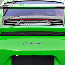 Clubsport Vinyl-Aufkleber hinten für Porsche 911_2
