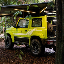 Kit aus Seitenschweller-, Tür- und Motorhaubenaufklebern für Suzuki JIMNY 4