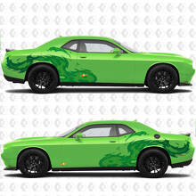 Tongues Of Flame Seitentüren Heckkotflügel Vinyl-Aufkleber Sticker für Dodge Challenger 2
