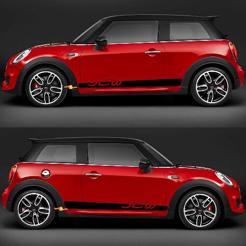JCW Seitentür-Streifen Grafikaufkleber Aufkleber für Mini Cooper F56