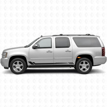Waben-Tür- & Schwellerstreifen aus Vinyl für Chevrolet Suburban GMT900 2007-2014_2