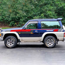 Coloring Blocks Streifen Safari Seitentüren und Kotflügel Vinyl-Aufkleber für Nissan Patrol 2