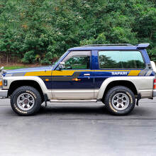 Coloring Blocks Streifen Safari Seitentüren und Kotflügel Vinyl-Aufkleber für Nissan Patrol 3