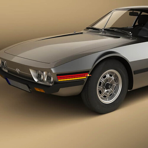 Retro Vintage Streifen Vorderer Kotflügel Vinyl Aufkleber Sticker für Volkswagen SP2