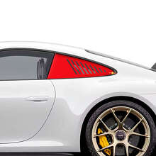 Le Mans Stil Heckseitenscheiben-Streifenaufkleber für Porsche 911 und Cayman_2