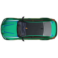 M Performance Motorhauben-Kofferraum-Seitenstreifen Vinylaufkleber für BMW M3 G80 2