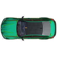 M Performance Motorhauben-Kofferraum-Seitenstreifen Vinylaufkleber für BMW M3 G80 3