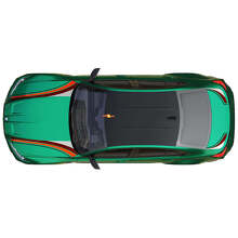 M Performance Motorhaube Kofferraum Streifen Vinylaufkleber 3 für BMW M3 G80 2