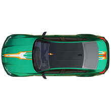 M Performance Abstract Grafik Motorhaube Kofferraum Streifen Vinyl Aufkleber für BMW M3 G80 2