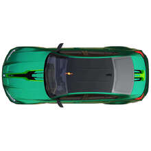 M Performance Abstract Grafik Motorhaube Kofferraum Streifen Vinyl Aufkleber für BMW M3 G80 3