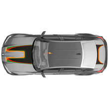 M Performance Abstraktes Grafikhauben- und Kofferraum-Vinyl-Aufkleber für BMW M3 G80 3