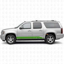 Mehrlagige Lichtleisten Tür- & Schwellerstreifen aus Vinyl für Chevrolet Suburban GMT900 2007-2014_6