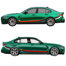 M Performance G80 Komplettseitenstreifen Vinyl-Aufkleber für BMW M3 G80 2