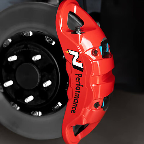 N Performance Bremszangen-Hochtemperatur-Vinylaufkleber für Hyundai