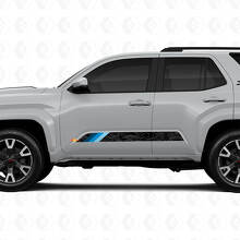 Topografische Karte Retro-Stil Türstreifen Vinylaufkleber Decal Für Toyota 4Runner 6. Generation 2