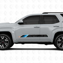 Topografische Karte Retro-Stil Türstreifen Vinylaufkleber Decal Für Toyota 4Runner 6. Generation 2