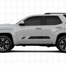 Topografische Karte Retro-Stil Türstreifen Vinylaufkleber Decal Für Toyota 4Runner 6. Generation 3