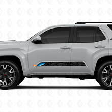 Topographische Karte Retro-Stil Türen Streifen Vinyl Aufkleber Decal 2 Für Toyota 4Runner 6. Generation 2